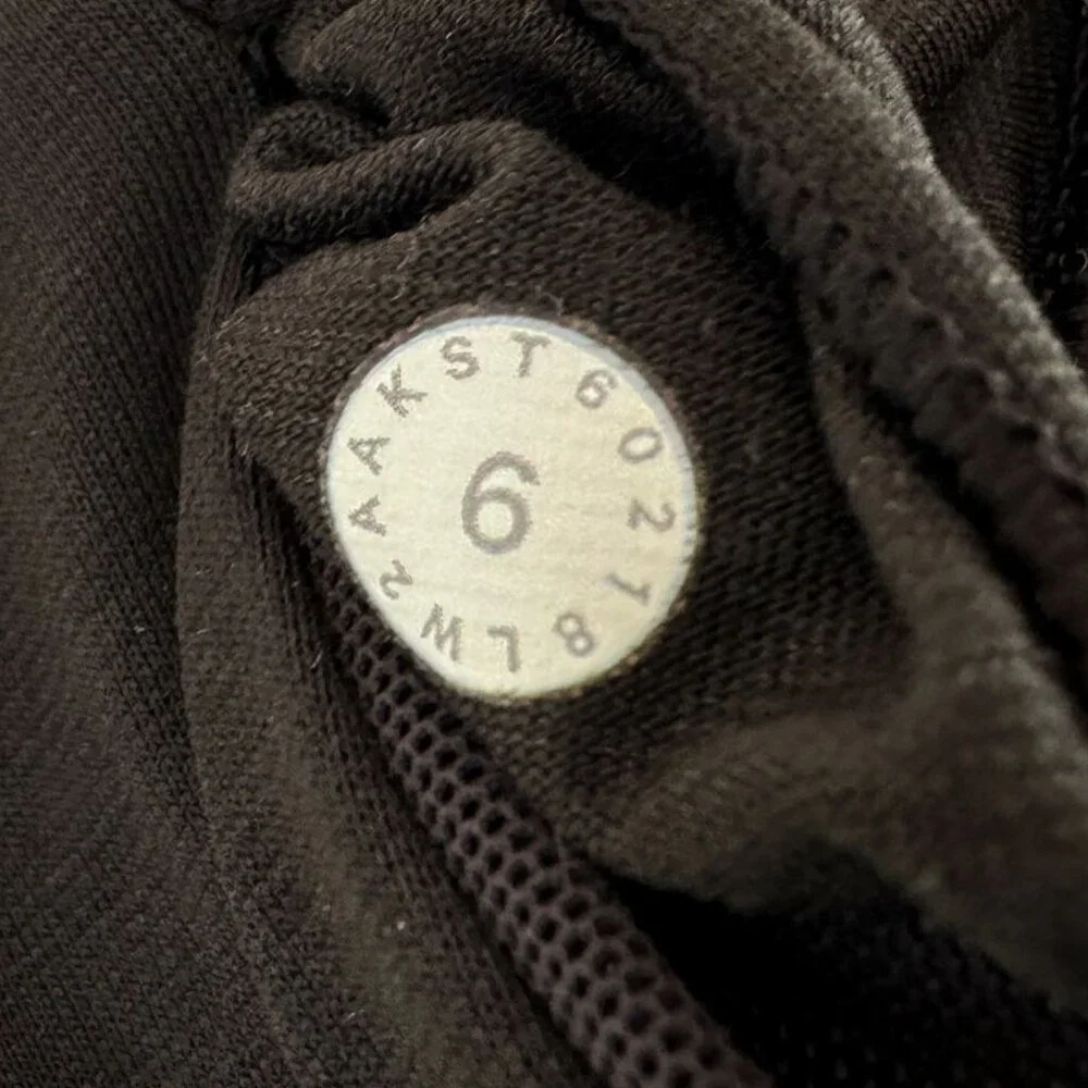 Lululemon Energy Bra Eternal Wave Starlight Black Size 6
